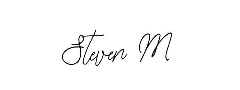 The best way (Bearetta-2O07w) to make a short signature is to pick only two or three words in your name. The name Steven M include a total of six letters. For converting this name. Steven M signature style 12 images and pictures png