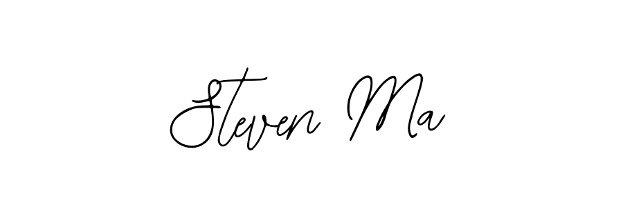 Use a signature maker to create a handwritten signature online. With this signature software, you can design (Bearetta-2O07w) your own signature for name Steven Ma. Steven Ma signature style 12 images and pictures png
