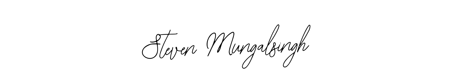 Similarly Bearetta-2O07w is the best handwritten signature design. Signature creator online .You can use it as an online autograph creator for name Steven Mungalsingh. Steven Mungalsingh signature style 12 images and pictures png