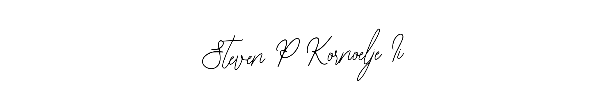 Create a beautiful signature design for name Steven P Kornoelje Ii. With this signature (Bearetta-2O07w) fonts, you can make a handwritten signature for free. Steven P Kornoelje Ii signature style 12 images and pictures png
