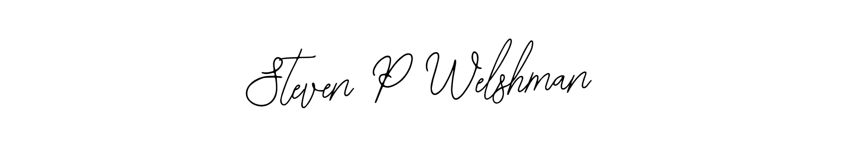You should practise on your own different ways (Bearetta-2O07w) to write your name (Steven P Welshman) in signature. don't let someone else do it for you. Steven P Welshman signature style 12 images and pictures png
