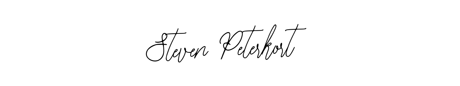 Use a signature maker to create a handwritten signature online. With this signature software, you can design (Bearetta-2O07w) your own signature for name Steven Peterkort. Steven Peterkort signature style 12 images and pictures png