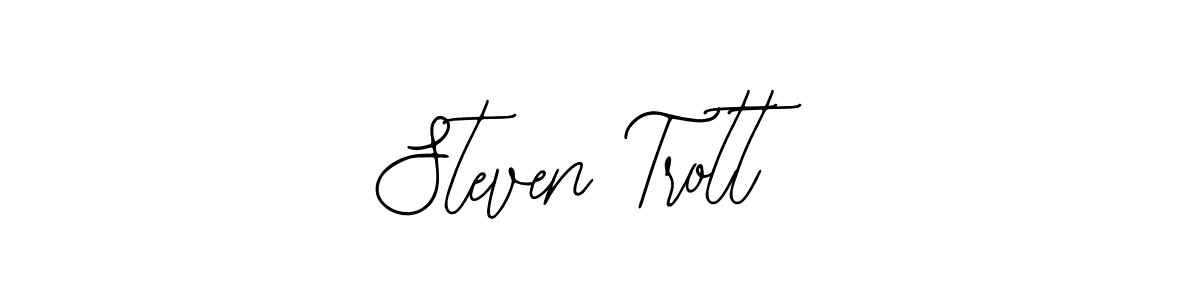 Make a beautiful signature design for name Steven Trott. With this signature (Bearetta-2O07w) style, you can create a handwritten signature for free. Steven Trott signature style 12 images and pictures png