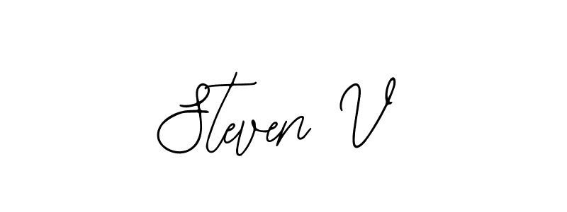 How to Draw Steven V signature style? Bearetta-2O07w is a latest design signature styles for name Steven V. Steven V signature style 12 images and pictures png