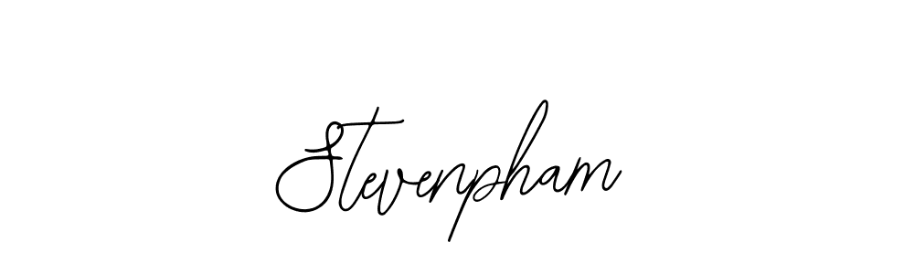 Stevenpham stylish signature style. Best Handwritten Sign (Bearetta-2O07w) for my name. Handwritten Signature Collection Ideas for my name Stevenpham. Stevenpham signature style 12 images and pictures png