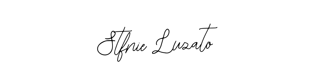 Once you've used our free online signature maker to create your best signature Bearetta-2O07w style, it's time to enjoy all of the benefits that Stfnie Luzato name signing documents. Stfnie Luzato signature style 12 images and pictures png
