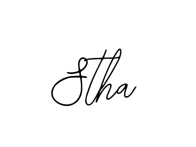 Stha stylish signature style. Best Handwritten Sign (Bearetta-2O07w) for my name. Handwritten Signature Collection Ideas for my name Stha. Stha signature style 12 images and pictures png