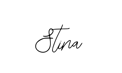 Make a beautiful signature design for name Stina. With this signature (Bearetta-2O07w) style, you can create a handwritten signature for free. Stina signature style 12 images and pictures png