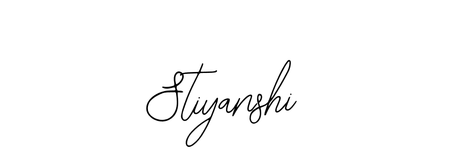 Design your own signature with our free online signature maker. With this signature software, you can create a handwritten (Bearetta-2O07w) signature for name Stiyanshi. Stiyanshi signature style 12 images and pictures png