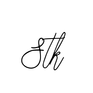 Also You can easily find your signature by using the search form. We will create Stk name handwritten signature images for you free of cost using Bearetta-2O07w sign style. Stk signature style 12 images and pictures png