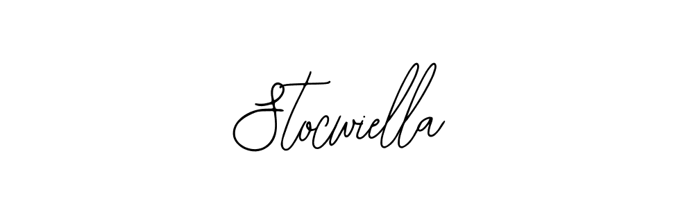 if you are searching for the best signature style for your name Stocwiella. so please give up your signature search. here we have designed multiple signature styles  using Bearetta-2O07w. Stocwiella signature style 12 images and pictures png