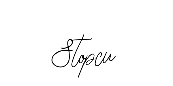 Stopcu stylish signature style. Best Handwritten Sign (Bearetta-2O07w) for my name. Handwritten Signature Collection Ideas for my name Stopcu. Stopcu signature style 12 images and pictures png