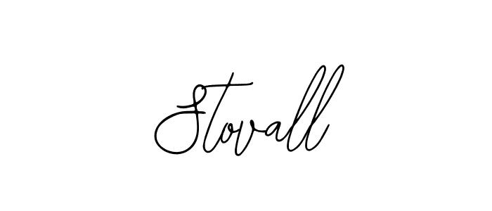 How to make Stovall name signature. Use Bearetta-2O07w style for creating short signs online. This is the latest handwritten sign. Stovall signature style 12 images and pictures png