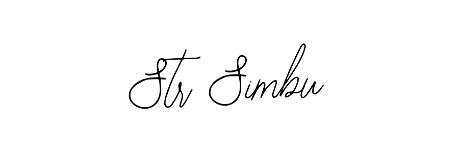 Similarly Bearetta-2O07w is the best handwritten signature design. Signature creator online .You can use it as an online autograph creator for name Str Simbu. Str Simbu signature style 12 images and pictures png