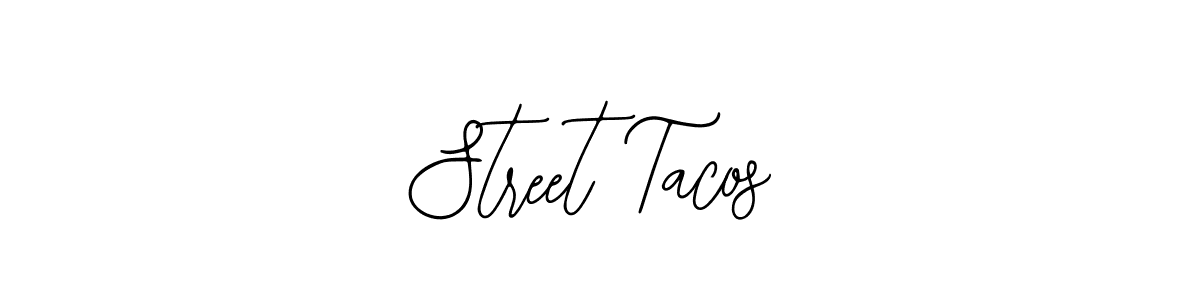 Similarly Bearetta-2O07w is the best handwritten signature design. Signature creator online .You can use it as an online autograph creator for name Street Tacos. Street Tacos signature style 12 images and pictures png