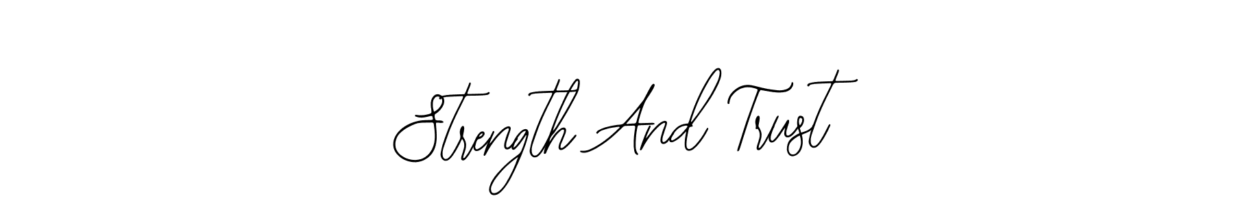 See photos of Strength And Trust official signature by Spectra . Check more albums & portfolios. Read reviews & check more about Bearetta-2O07w font. Strength And Trust signature style 12 images and pictures png