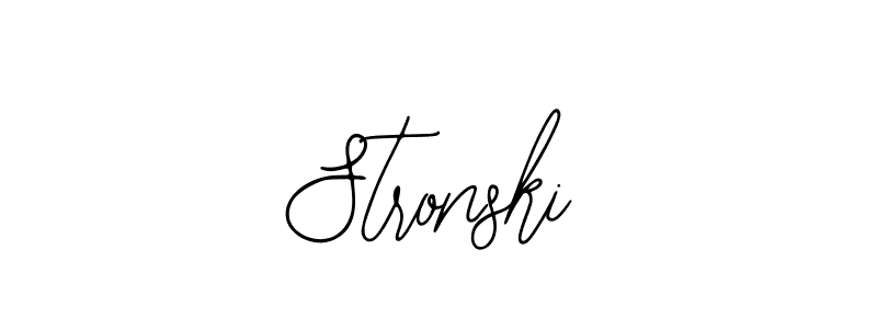 Use a signature maker to create a handwritten signature online. With this signature software, you can design (Bearetta-2O07w) your own signature for name Stronski. Stronski signature style 12 images and pictures png