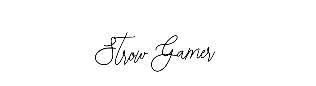 Similarly Bearetta-2O07w is the best handwritten signature design. Signature creator online .You can use it as an online autograph creator for name Strow Gamer. Strow Gamer signature style 12 images and pictures png