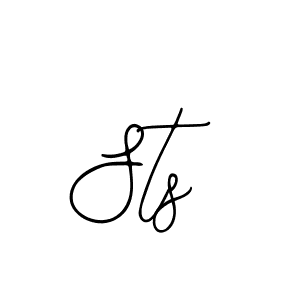 Also we have Sts name is the best signature style. Create professional handwritten signature collection using Bearetta-2O07w autograph style. Sts signature style 12 images and pictures png