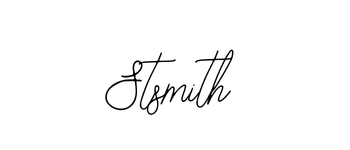 Design your own signature with our free online signature maker. With this signature software, you can create a handwritten (Bearetta-2O07w) signature for name Stsmith. Stsmith signature style 12 images and pictures png