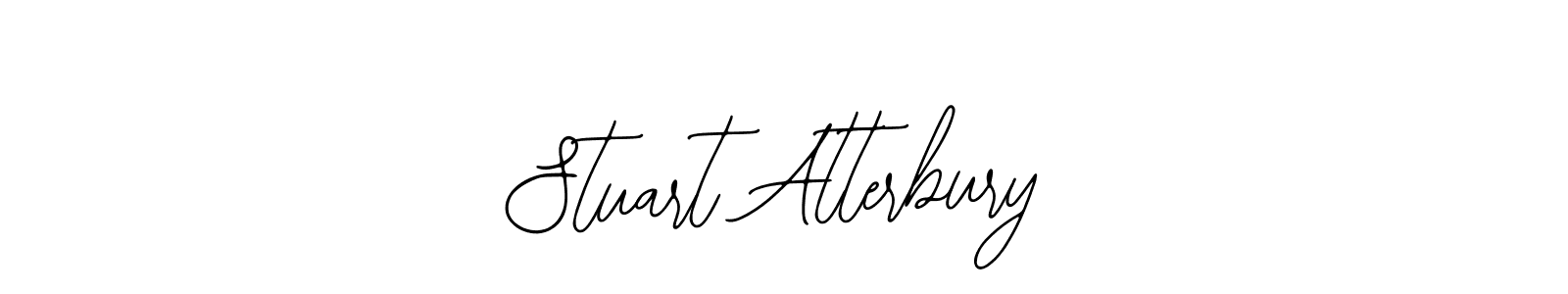 How to make Stuart Atterbury name signature. Use Bearetta-2O07w style for creating short signs online. This is the latest handwritten sign. Stuart Atterbury signature style 12 images and pictures png