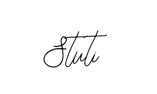 Stuti stylish signature style. Best Handwritten Sign (Bearetta-2O07w) for my name. Handwritten Signature Collection Ideas for my name Stuti. Stuti signature style 12 images and pictures png