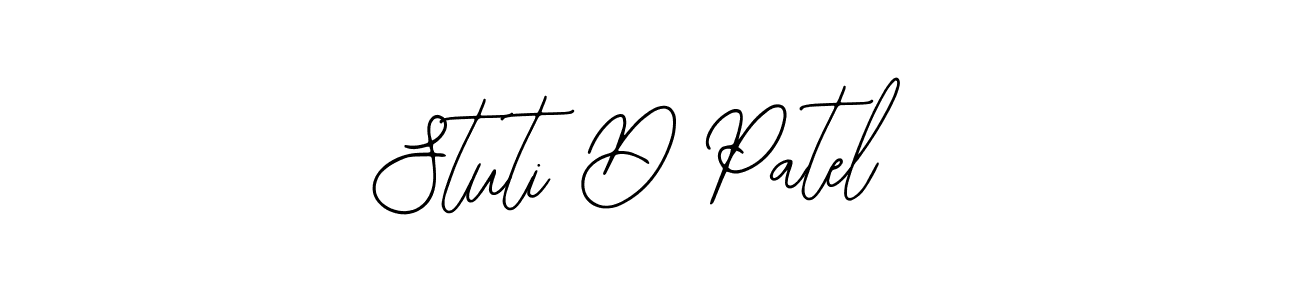 Design your own signature with our free online signature maker. With this signature software, you can create a handwritten (Bearetta-2O07w) signature for name Stuti D Patel. Stuti D Patel signature style 12 images and pictures png