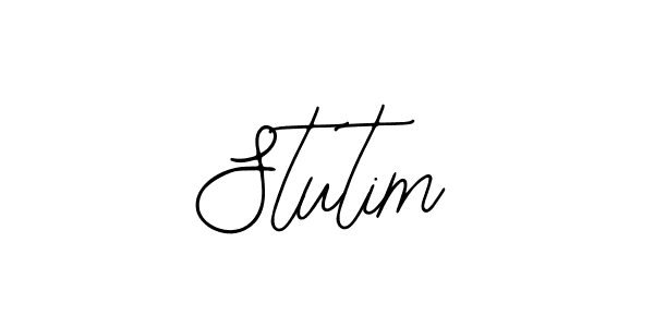 Design your own signature with our free online signature maker. With this signature software, you can create a handwritten (Bearetta-2O07w) signature for name Stutim. Stutim signature style 12 images and pictures png