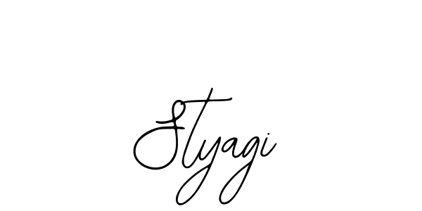 Use a signature maker to create a handwritten signature online. With this signature software, you can design (Bearetta-2O07w) your own signature for name Styagi. Styagi signature style 12 images and pictures png