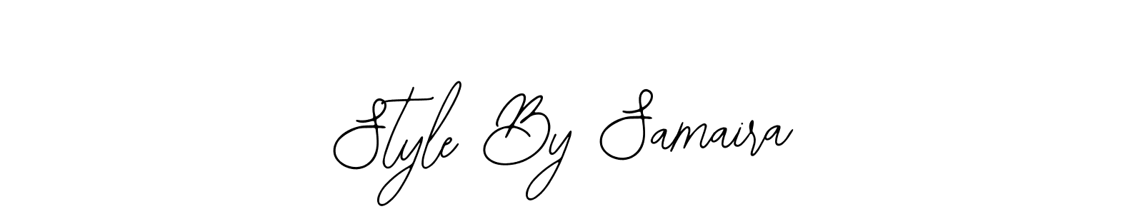 Use a signature maker to create a handwritten signature online. With this signature software, you can design (Bearetta-2O07w) your own signature for name Style By Samaira. Style By Samaira signature style 12 images and pictures png