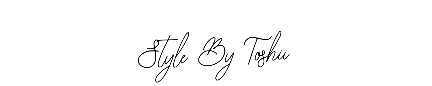 How to make Style By Toshii name signature. Use Bearetta-2O07w style for creating short signs online. This is the latest handwritten sign. Style By Toshii signature style 12 images and pictures png