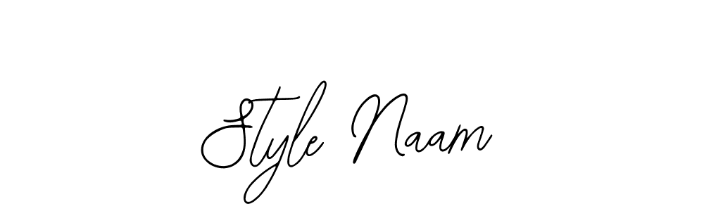 How to make Style Naam name signature. Use Bearetta-2O07w style for creating short signs online. This is the latest handwritten sign. Style Naam signature style 12 images and pictures png