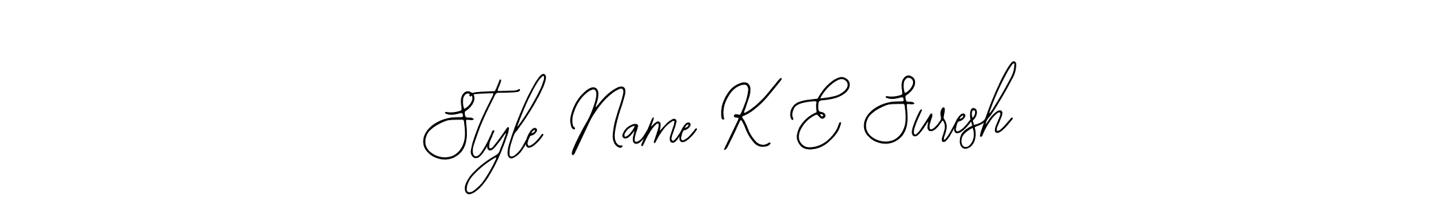 Create a beautiful signature design for name Style Name K E Suresh. With this signature (Bearetta-2O07w) fonts, you can make a handwritten signature for free. Style Name K E Suresh signature style 12 images and pictures png