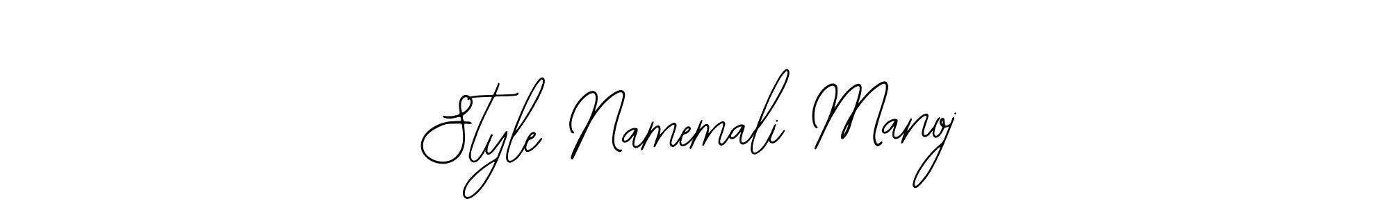 Make a beautiful signature design for name Style Namemali Manoj. With this signature (Bearetta-2O07w) style, you can create a handwritten signature for free. Style Namemali Manoj signature style 12 images and pictures png