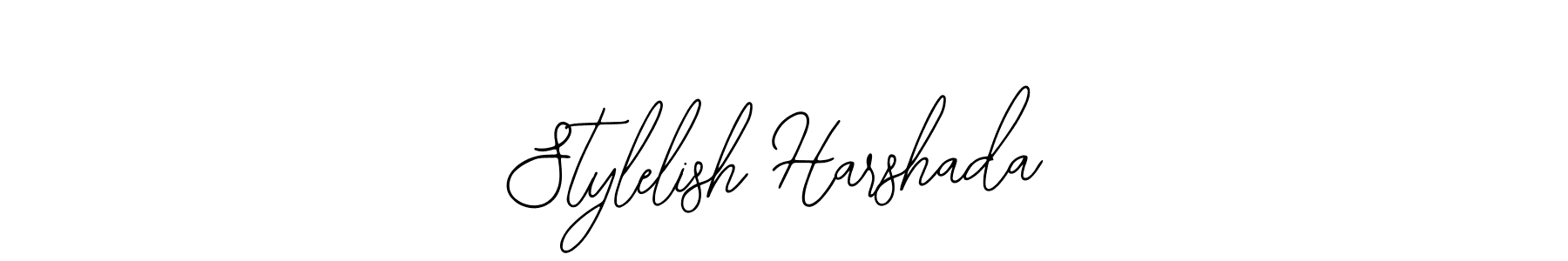 How to make Stylelish Harshada name signature. Use Bearetta-2O07w style for creating short signs online. This is the latest handwritten sign. Stylelish Harshada signature style 12 images and pictures png