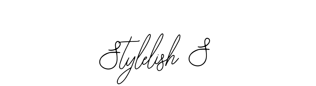 if you are searching for the best signature style for your name Stylelish S. so please give up your signature search. here we have designed multiple signature styles  using Bearetta-2O07w. Stylelish S signature style 12 images and pictures png