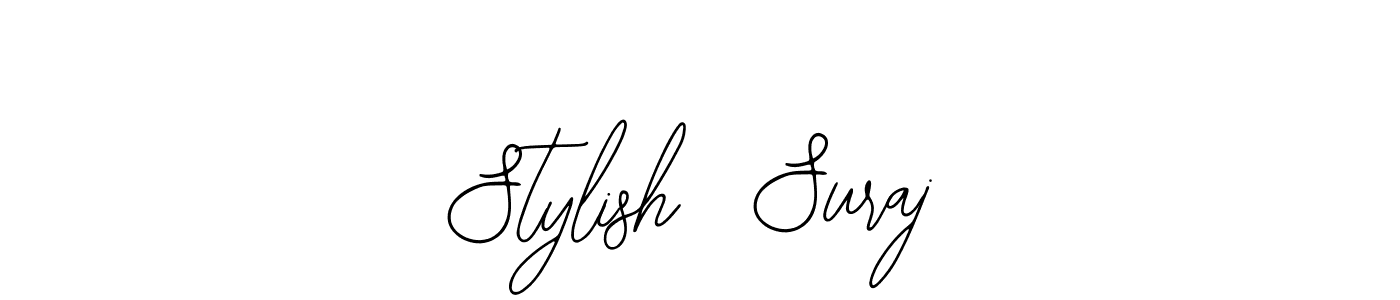 Also we have Stylish  Suraj name is the best signature style. Create professional handwritten signature collection using Bearetta-2O07w autograph style. Stylish  Suraj signature style 12 images and pictures png