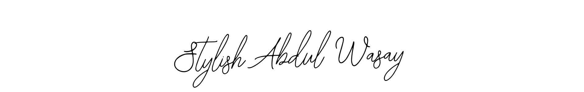 Make a beautiful signature design for name Stylish Abdul Wasay. Use this online signature maker to create a handwritten signature for free. Stylish Abdul Wasay signature style 12 images and pictures png