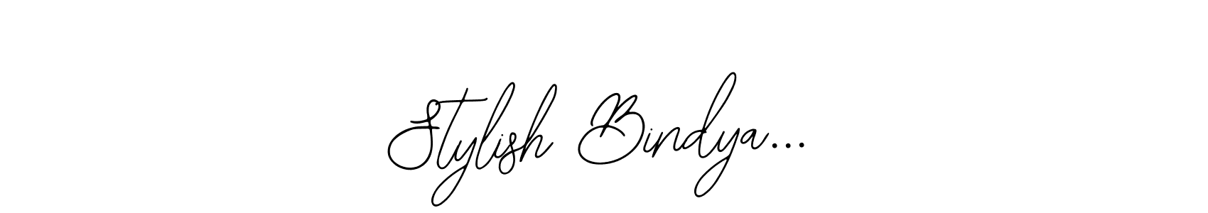 Also You can easily find your signature by using the search form. We will create Stylish Bindya... name handwritten signature images for you free of cost using Bearetta-2O07w sign style. Stylish Bindya... signature style 12 images and pictures png