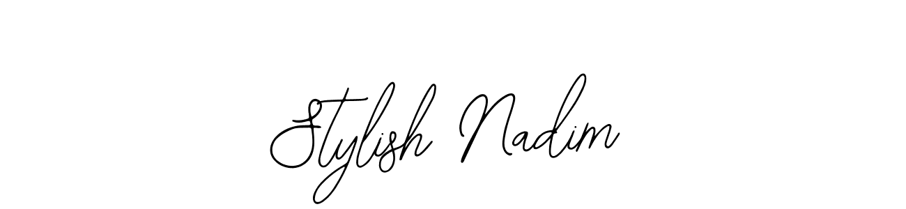 It looks lik you need a new signature style for name Stylish Nadim. Design unique handwritten (Bearetta-2O07w) signature with our free signature maker in just a few clicks. Stylish Nadim signature style 12 images and pictures png