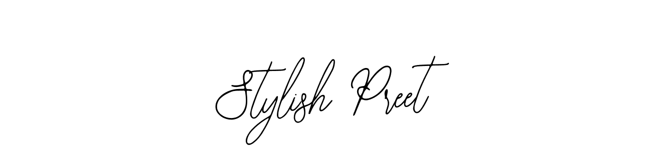 Use a signature maker to create a handwritten signature online. With this signature software, you can design (Bearetta-2O07w) your own signature for name Stylish Preet. Stylish Preet signature style 12 images and pictures png