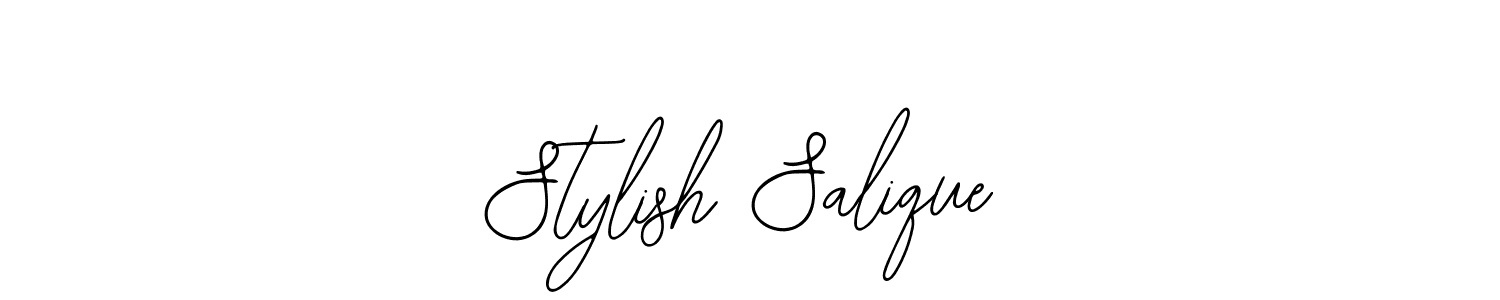 Make a beautiful signature design for name Stylish Salique. With this signature (Bearetta-2O07w) style, you can create a handwritten signature for free. Stylish Salique signature style 12 images and pictures png