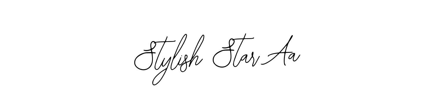 You should practise on your own different ways (Bearetta-2O07w) to write your name (Stylish Star Aa) in signature. don't let someone else do it for you. Stylish Star Aa signature style 12 images and pictures png