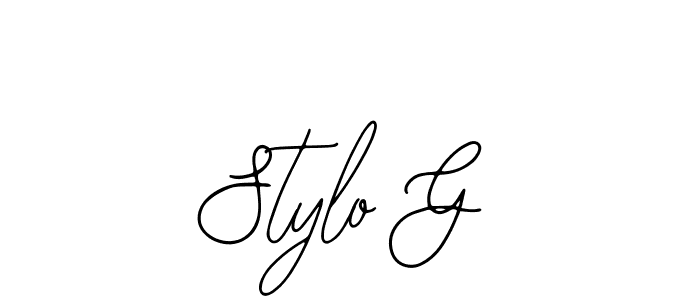 The best way (Bearetta-2O07w) to make a short signature is to pick only two or three words in your name. The name Stylo G include a total of six letters. For converting this name. Stylo G signature style 12 images and pictures png