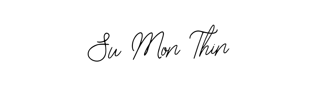 Also You can easily find your signature by using the search form. We will create Su Mon Thin name handwritten signature images for you free of cost using Bearetta-2O07w sign style. Su Mon Thin signature style 12 images and pictures png