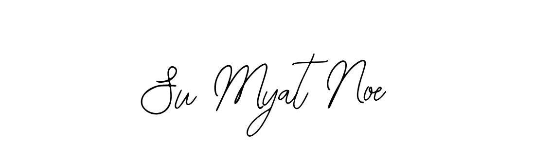 Use a signature maker to create a handwritten signature online. With this signature software, you can design (Bearetta-2O07w) your own signature for name Su Myat Noe. Su Myat Noe signature style 12 images and pictures png