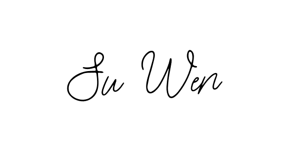 Create a beautiful signature design for name Su Wen. With this signature (Bearetta-2O07w) fonts, you can make a handwritten signature for free. Su Wen signature style 12 images and pictures png