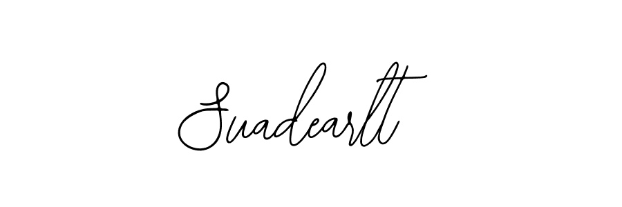How to make Suadearlt name signature. Use Bearetta-2O07w style for creating short signs online. This is the latest handwritten sign. Suadearlt signature style 12 images and pictures png