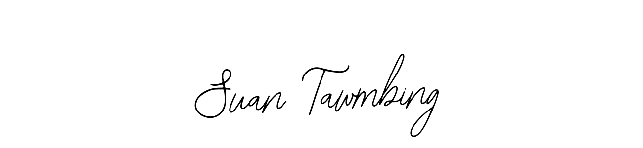 You should practise on your own different ways (Bearetta-2O07w) to write your name (Suan Tawmbing) in signature. don't let someone else do it for you. Suan Tawmbing signature style 12 images and pictures png