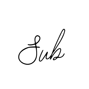 Sub stylish signature style. Best Handwritten Sign (Bearetta-2O07w) for my name. Handwritten Signature Collection Ideas for my name Sub. Sub signature style 12 images and pictures png